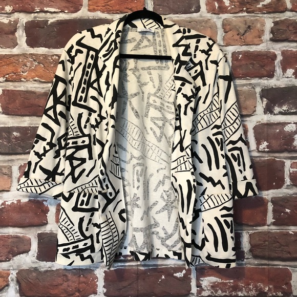 *SOLD* Vintage Funky 80s Patterned Blazer Jacket - Picture 6 of 8